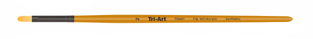 Pinceaux Tri-Art - Synthétique Court - WC/Acrylique - Filbert - 2
