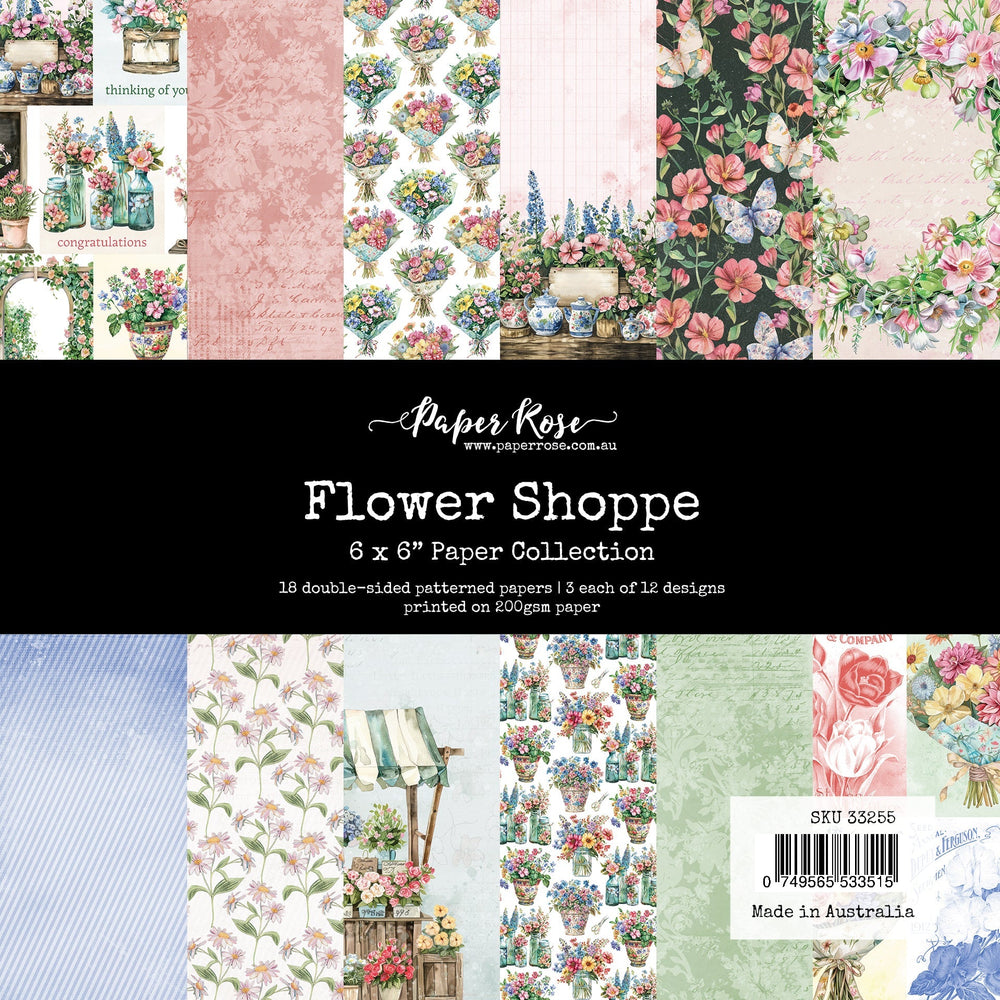Collection de papiers Flower Shoppe 6x6 33255