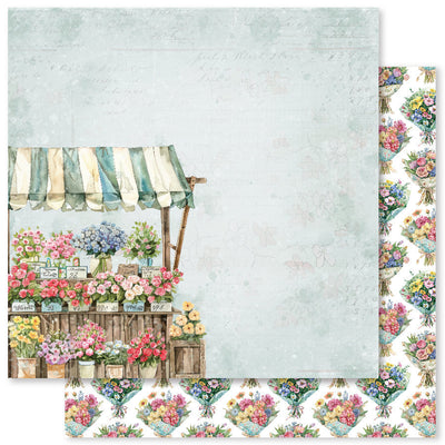 Papier Fleur Shoppe E 12x12 (Paquet en vrac de 12) 33249