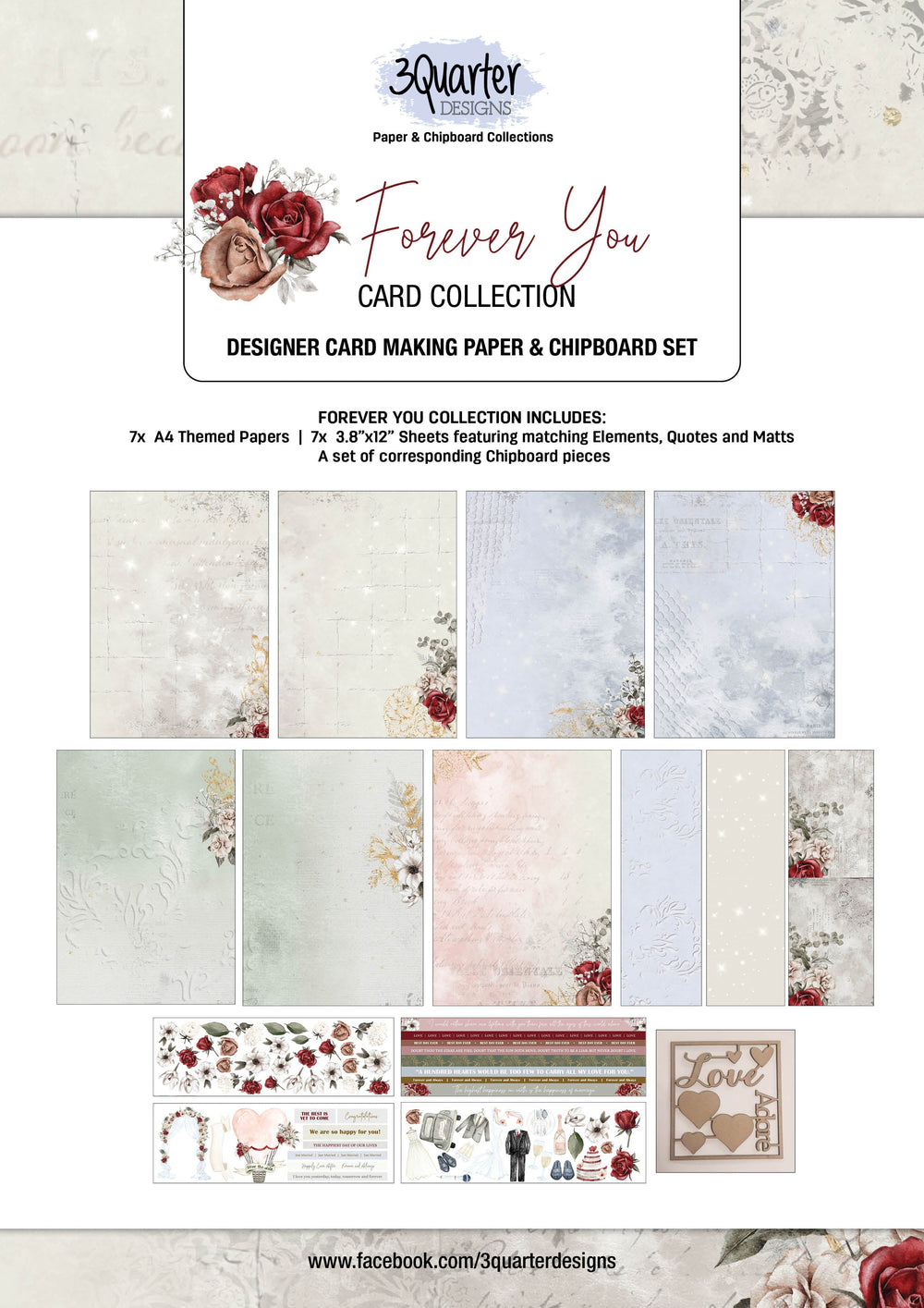 3Quarter Designs Forever You Card Collection