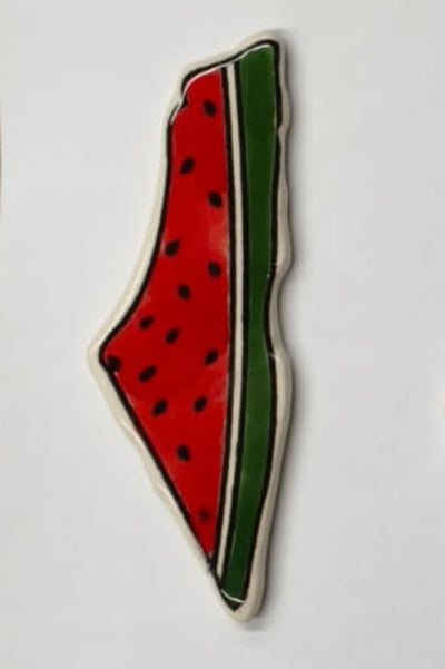 Aimant Frigo Céramique Carte Palestine