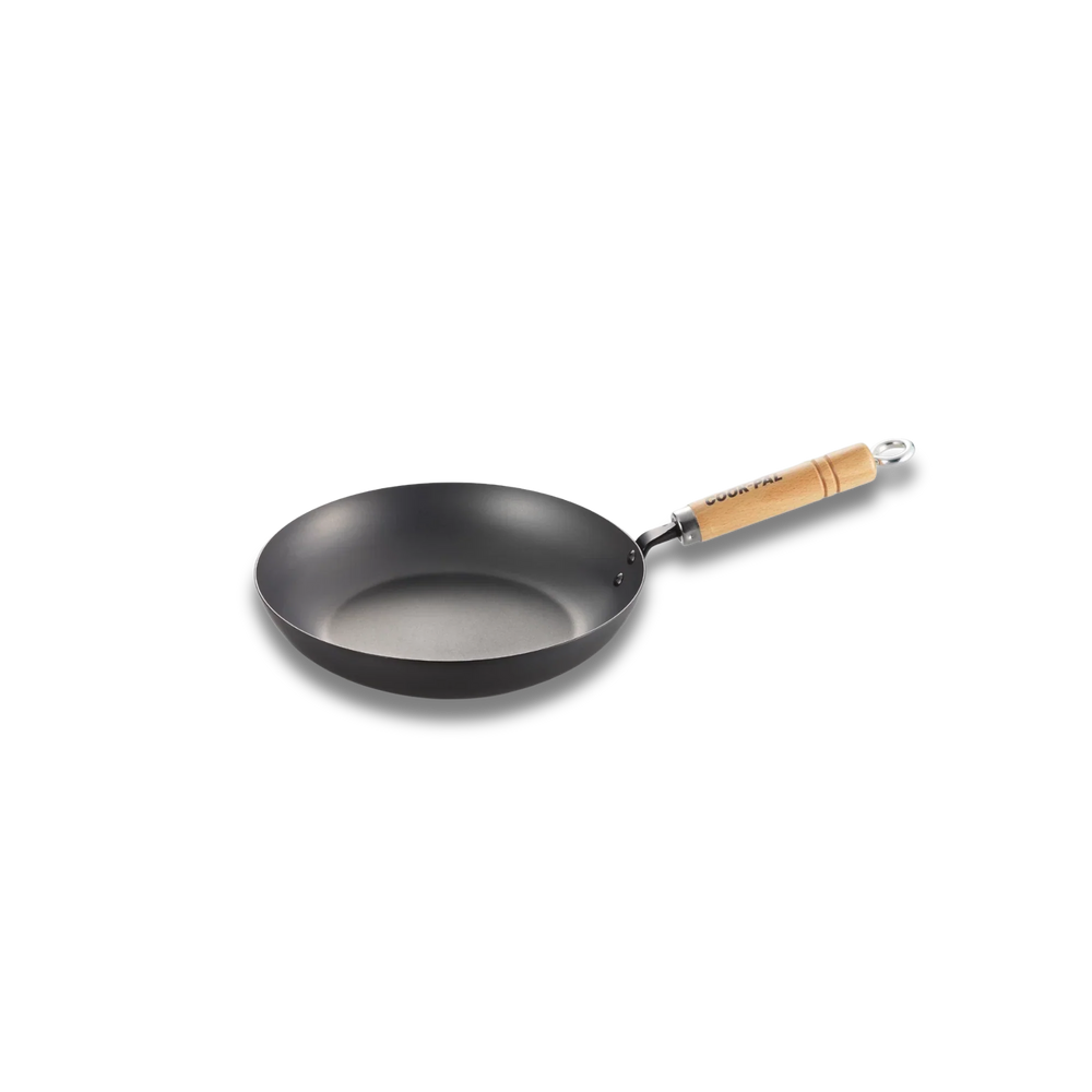 Yoshikawa Cook-Pal REN Poêle à Frire en Acier au Carbone Nitruré de 16 cm