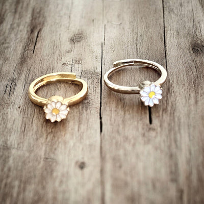 Bague Fidget Margueritte – Bague Rotative Ajustable pour Soulager l'Anxiété