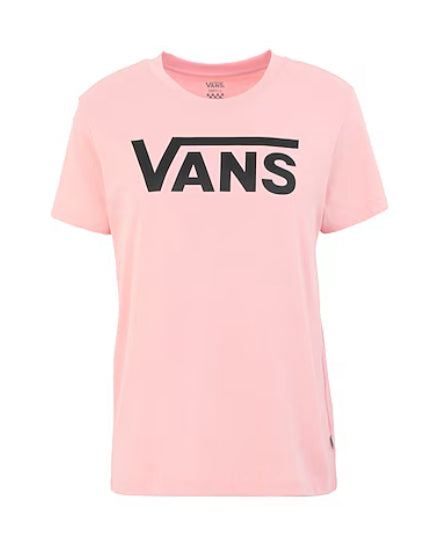 T-shirt Vans 'Flying V' - Rose/Noir (Femme)