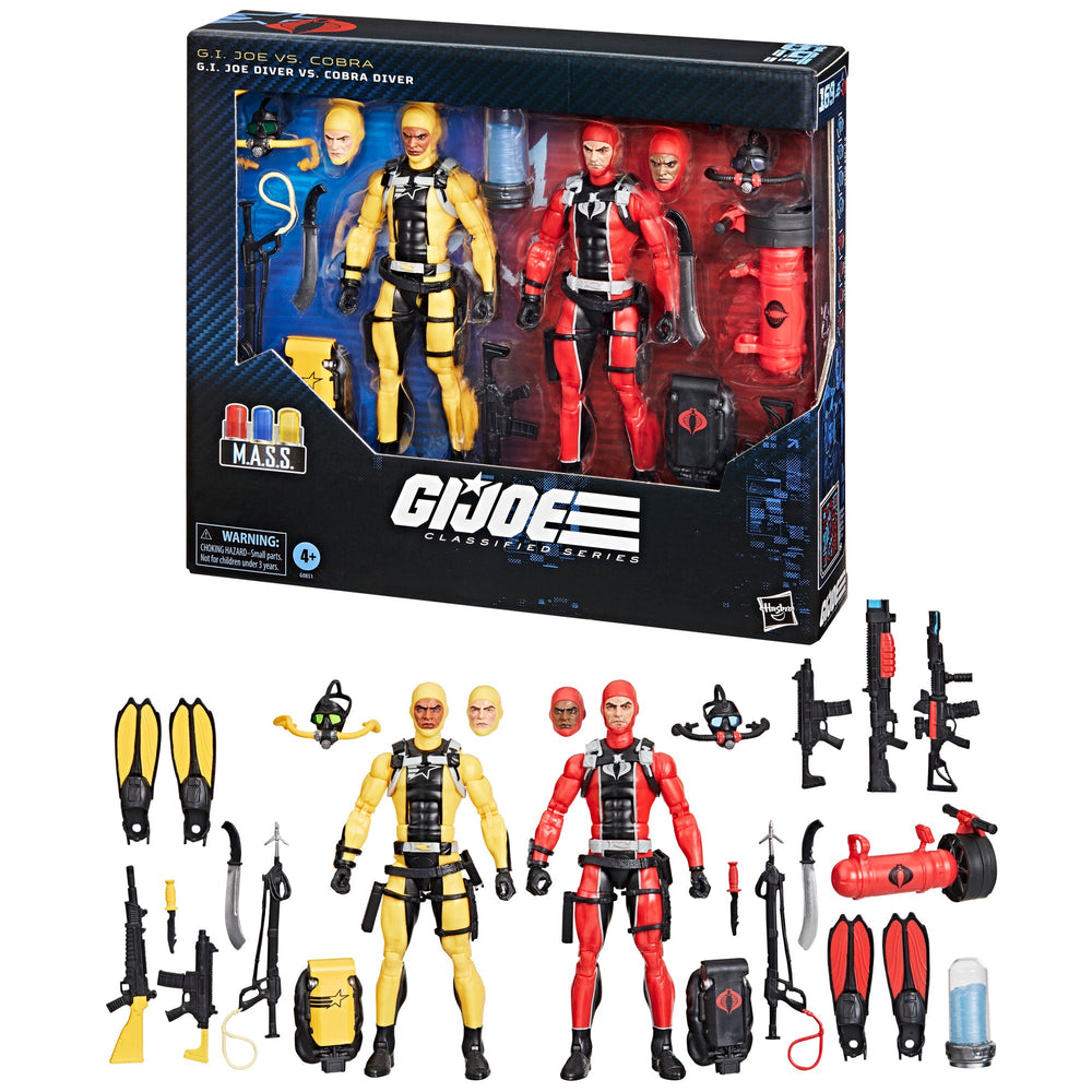 G.I. Joe Classified Series #169 G.I. Joe Diver Vs. Cobra Diver - Exclusive