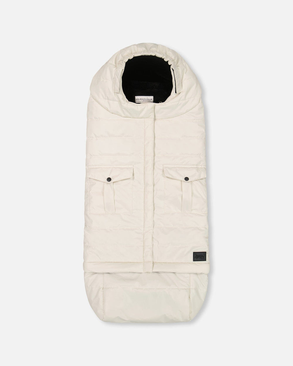 Evolutive Baby Footmuff Silver White — Deux par Deux