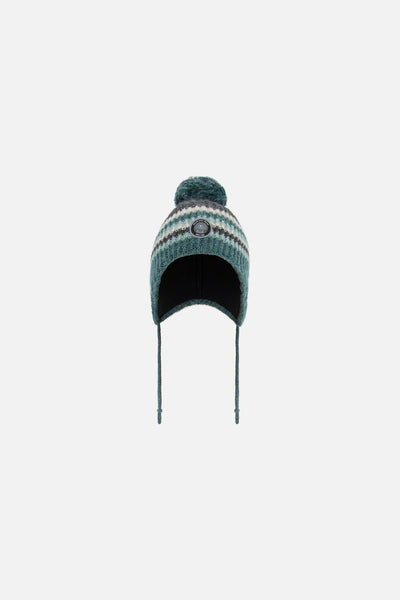 Bonnet péruvien dégradé vert