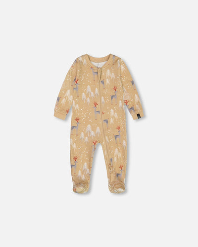 Pyjama de Noël familial une pièce pour bébé en coton biologique