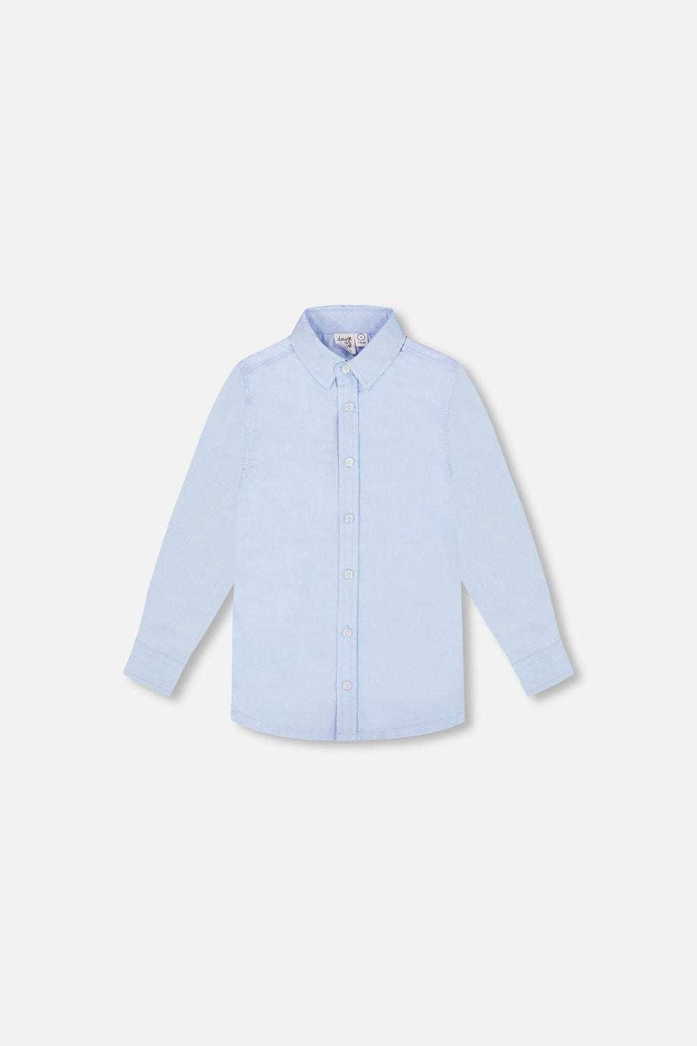 Long Sleeve Button Down Shirt Pale Blue