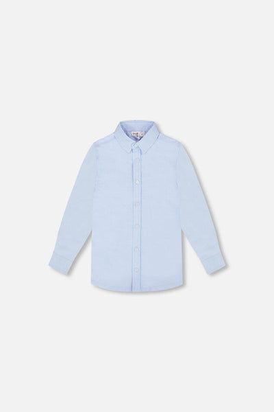 Long Sleeve Button Down Shirt Pale Blue