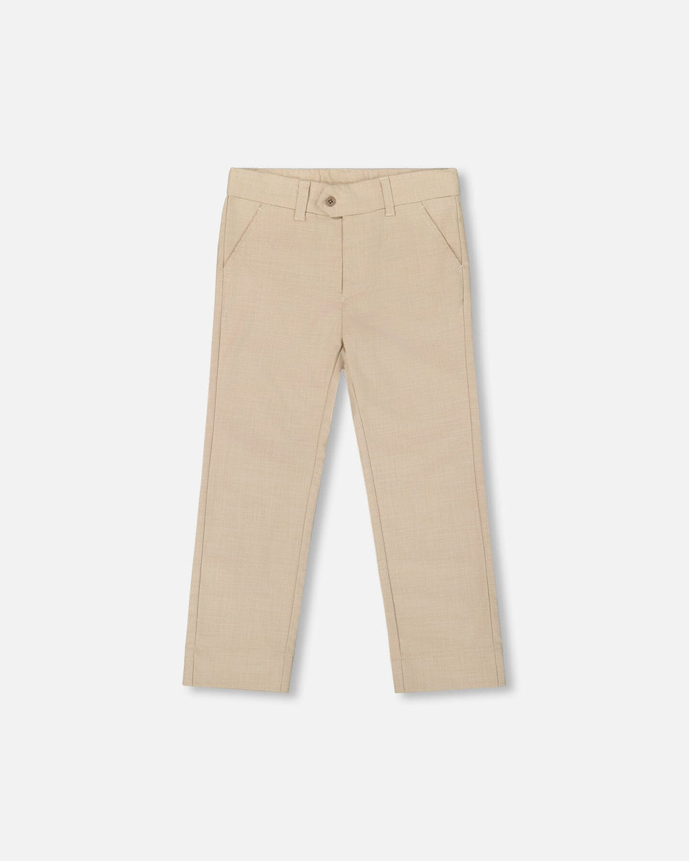 Slant Pocket Pants Light Taupe — Deux par Deux