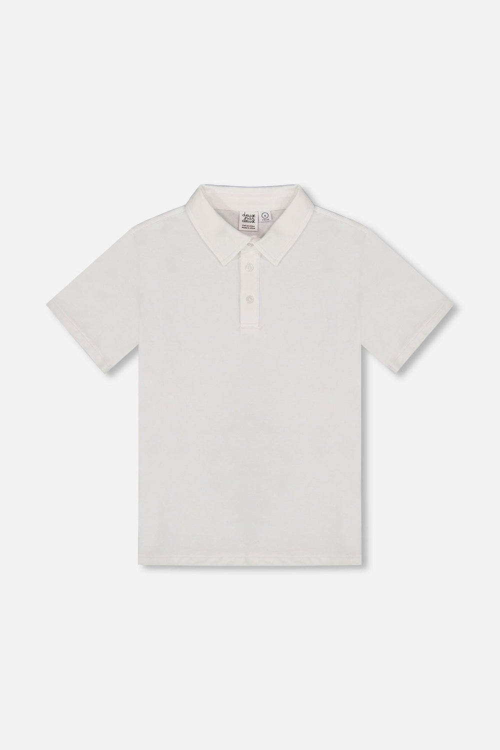 Short Sleeve Polo Shirt White