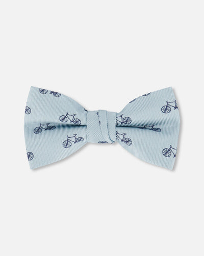 Nœud Papillon Bleu Pâle avec Bicyclette