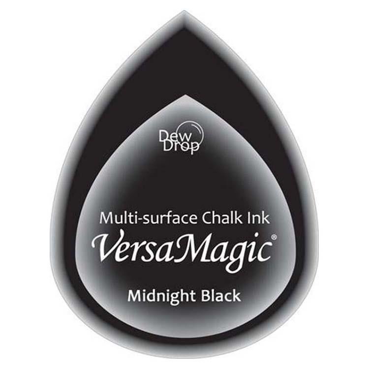 Tsukineko Versa Magic Dew Drops Chalk Ink Pad Midnight Black — Ecstasy Crafts