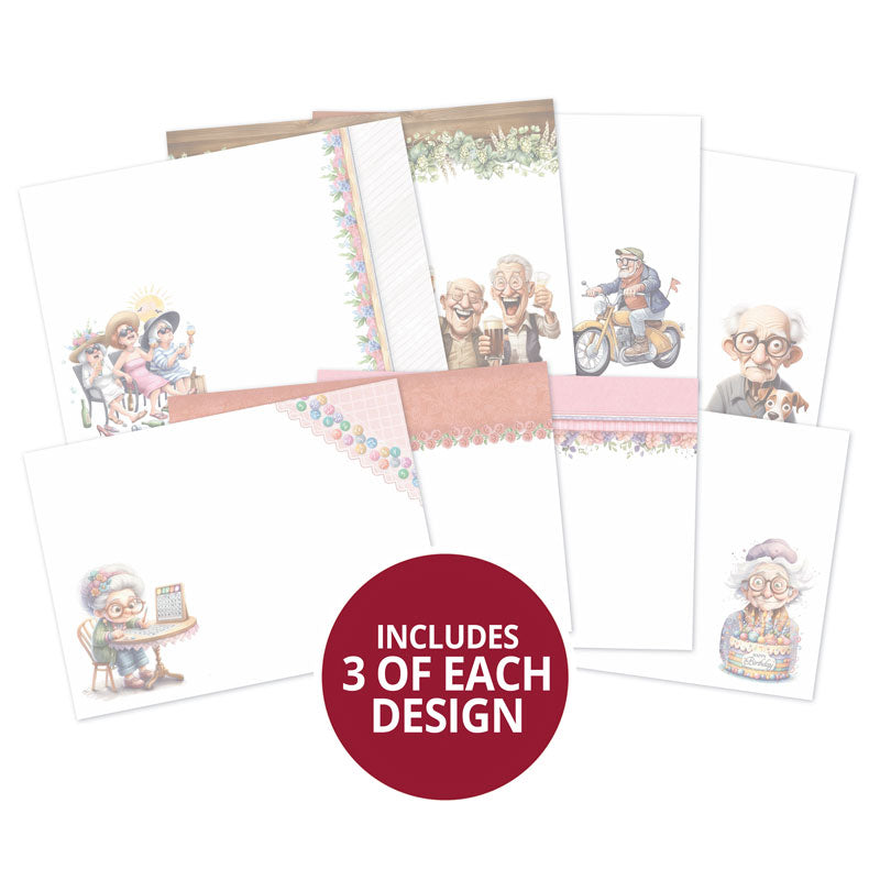 Golden Oldies Luxury Card Inserts — Ecstasy Crafts