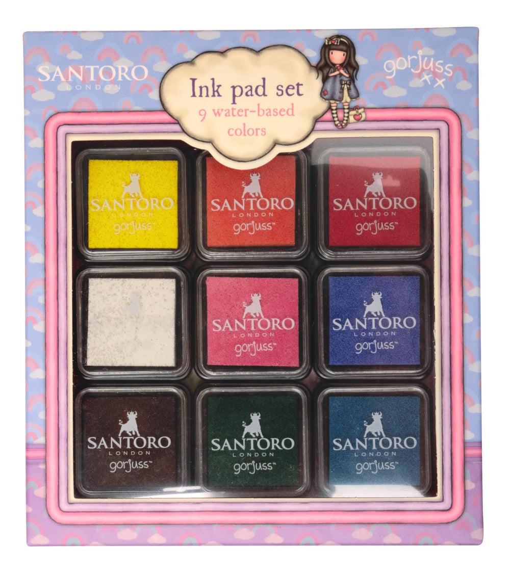 Tampons encreurs SAN Gorjuss - Be Kind 9 couleurs 120x138x20mm 9 PC nr.25