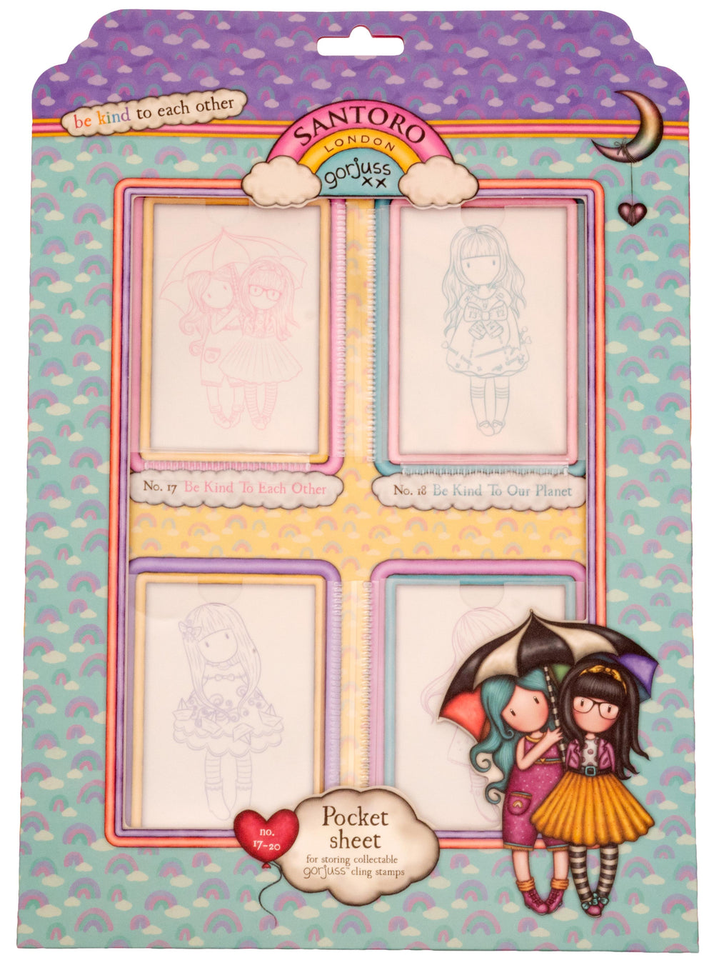Feuille de rangement SAN Gorjuss - Be Kind n° 17-20 205x297x4mm 1 PC n°05