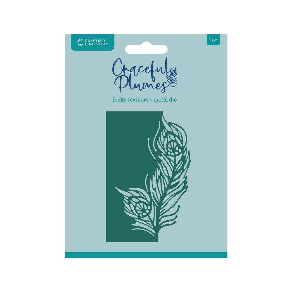 Graceful Plumes Metal Die Edge’able - Lucky Feathers