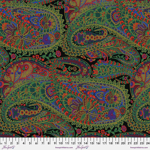 Kaffe Fassett Collective - Paisley Jungle - Moss — Cottage Quilting Ltd.