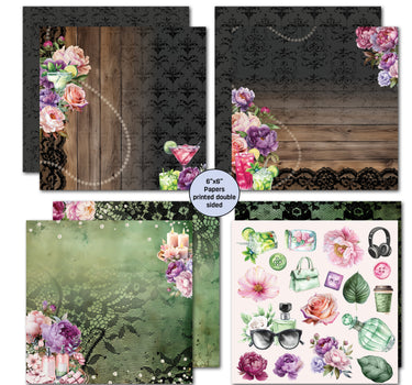 3Quarter Designs Girls Weekend 6x6 Paper Pack