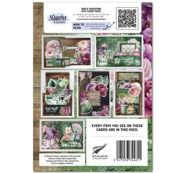 3Quarter Designs Girls Weekend  6x4 Card Pack