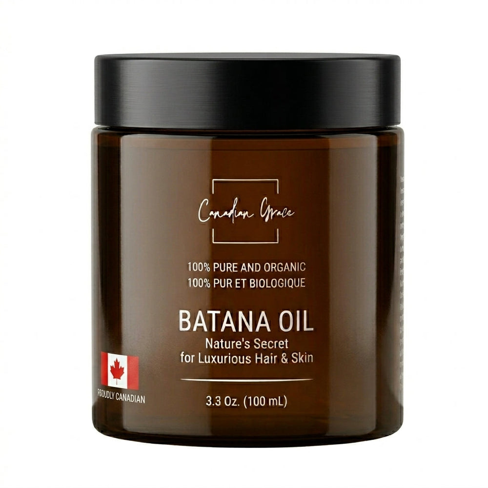 Premium 100% Raw & Organic Batana Oil - Deep Hair Repair & Strength For Dry, Damaged & Breakage-Prone Hair — Canadian Grace Wellness