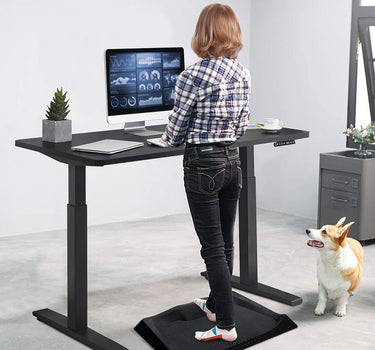 Giantex Anti Fatigue Mat, Standing Mat for Stand up Desk w/ Foot Massage Points Diverse Terrain & Beveled Edges