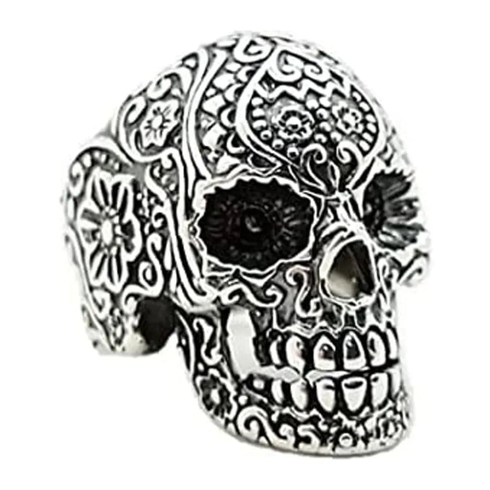 Bague Tête de Mort Mexicaine pour homme GoSteel