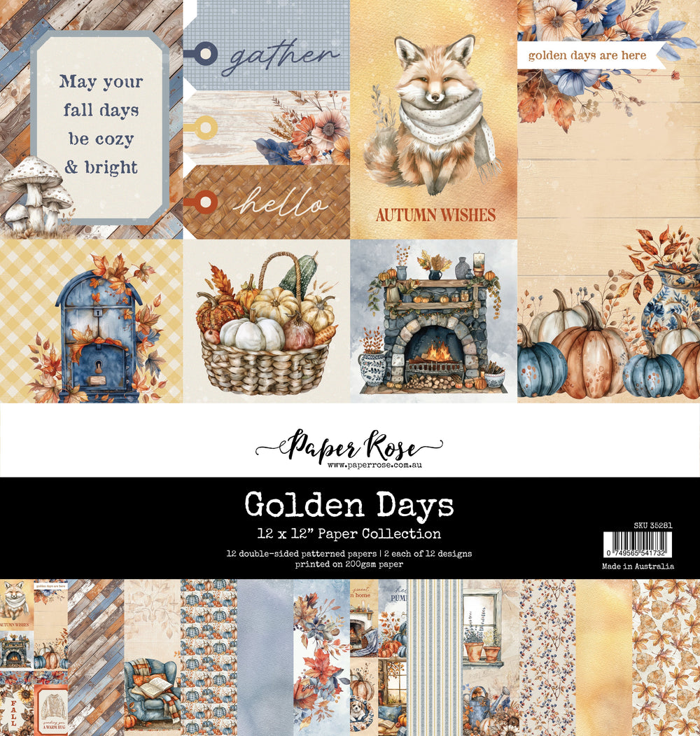 Collection de papiers Golden Days 12x12 35281