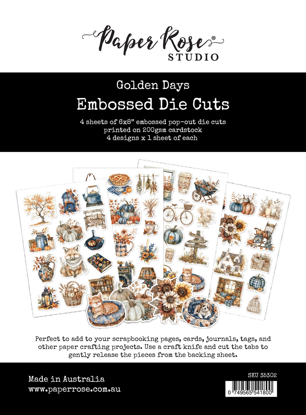 Golden Days Embossed Die Cuts 35302 — Ecstasy Crafts