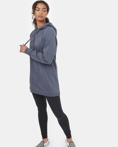 Robe à capuche en molleton bouclette oversize