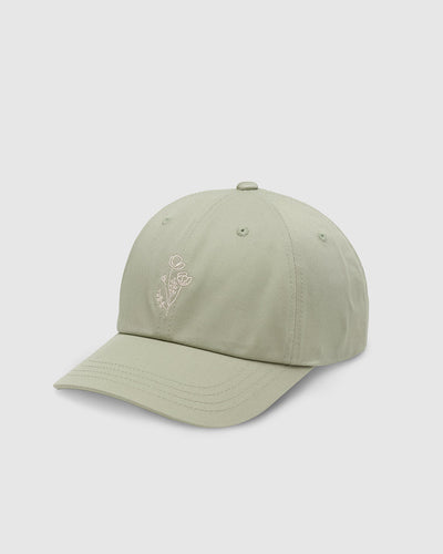 Casquette à broderie florale
