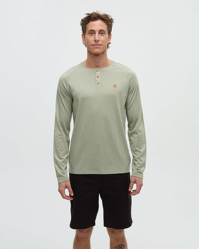 Chandail Henley Baker à Manches Longues TreeBlend