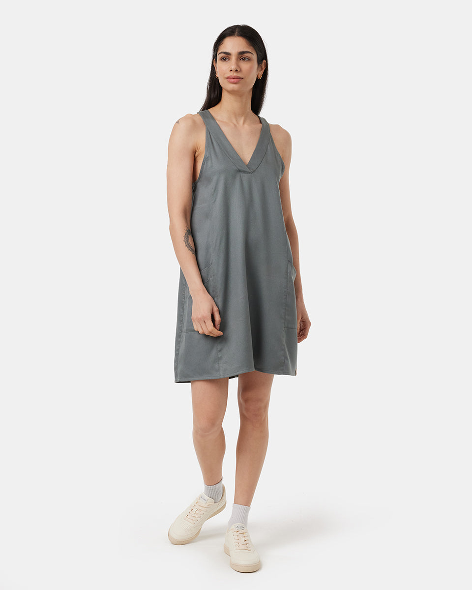 Robe Tencel évasée