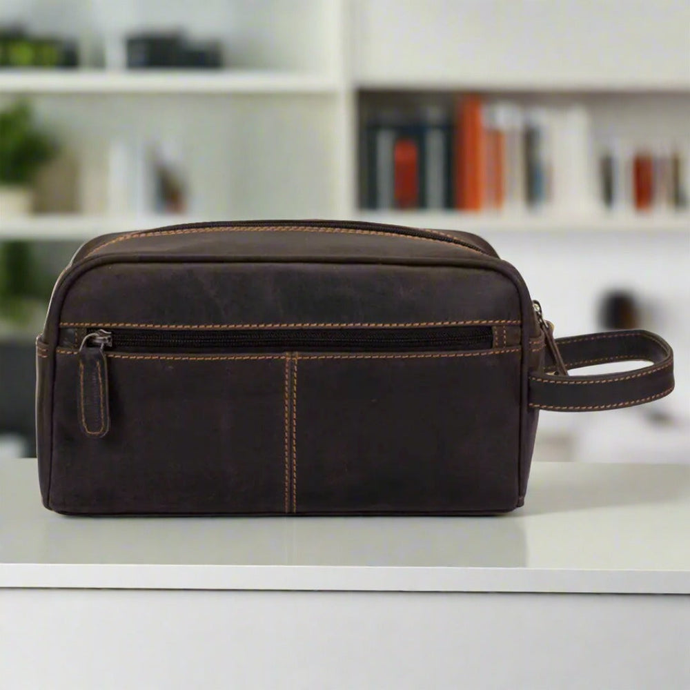 Trousse de Toilette Greenwood Leather Geelong