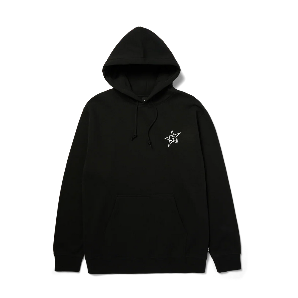 Chandail à capuchon 'H Star Logo' HUF - Noir