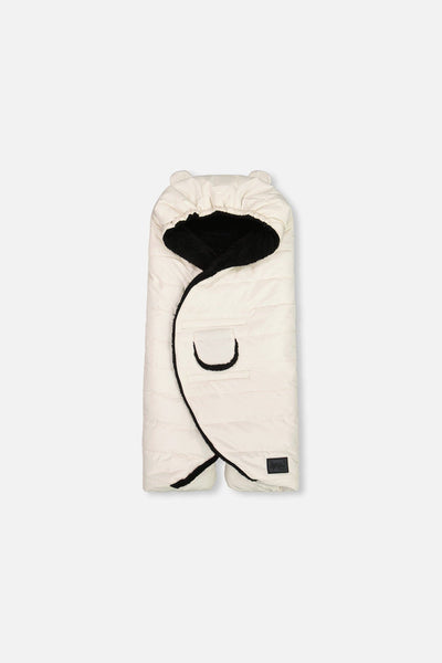 Snugly Baby Wrap Designed For Car Seat And Stroller Off-White