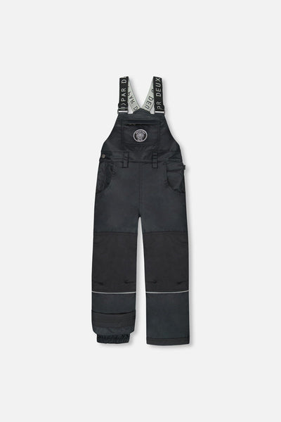 Solid Play Overall Snow Bib Black