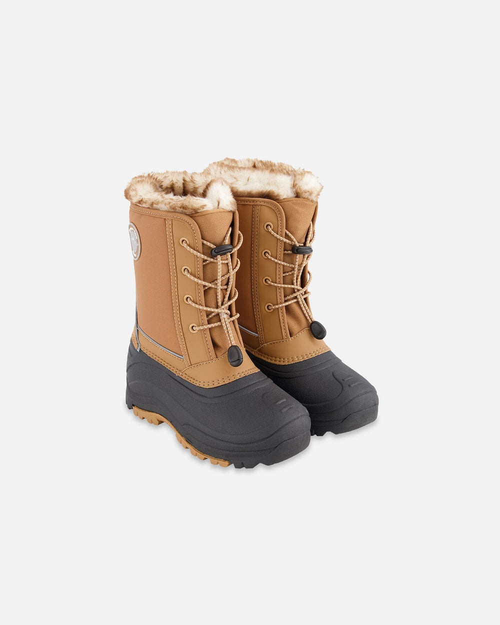 Bottes d'hiver Brun Sucré avec Doublure Amovible