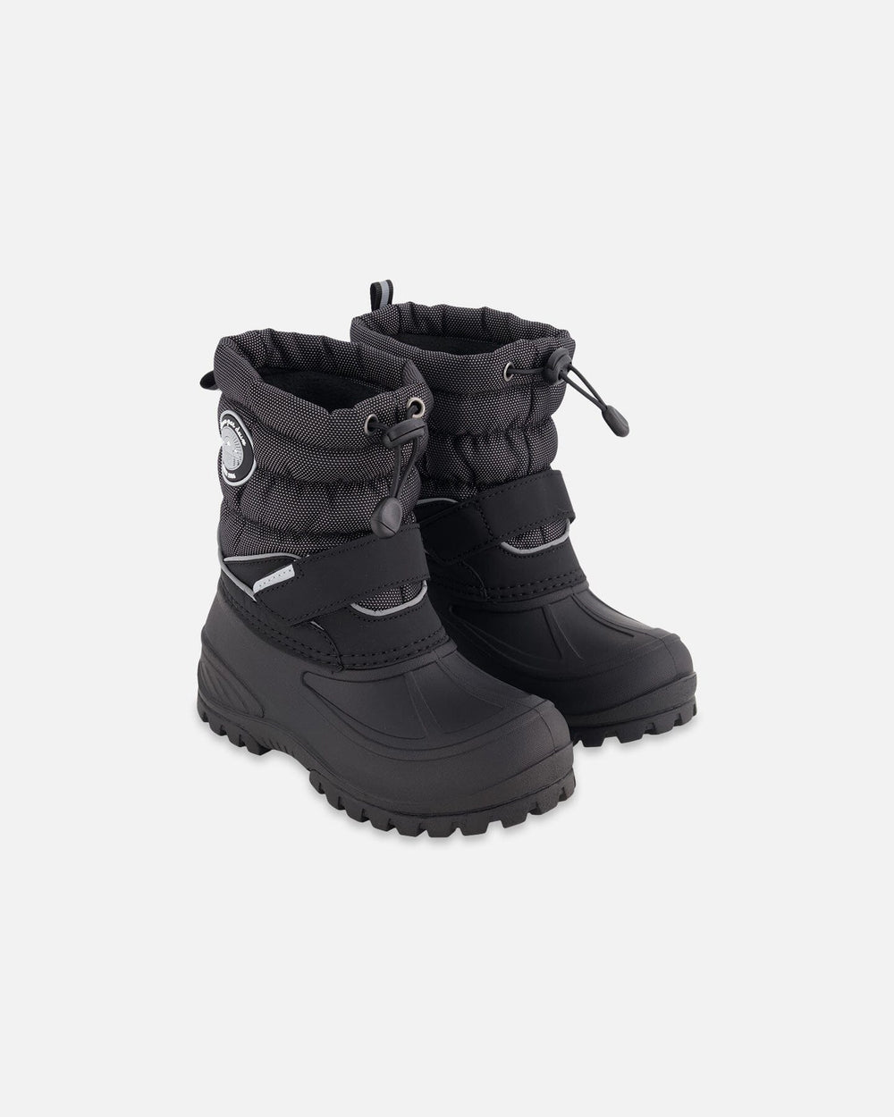 Bottes d'hiver noires unies