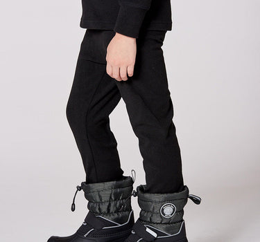 Winter Boots Solid Black
