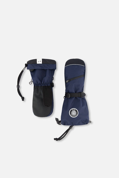 Winter Mittens Teknik Navy Blue