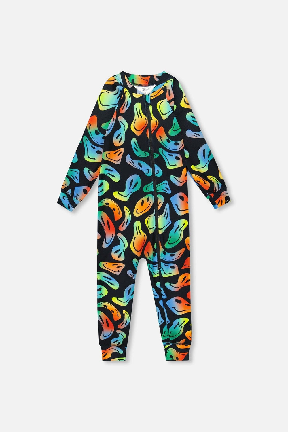 Sous-vêtement thermique une pièce motif Smiley garçon