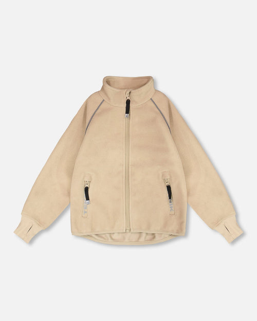 Mid-Season TEKNIK Windfleece Jacket Beige
