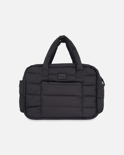 Sac à langer avec matelas à langer inclus Noir