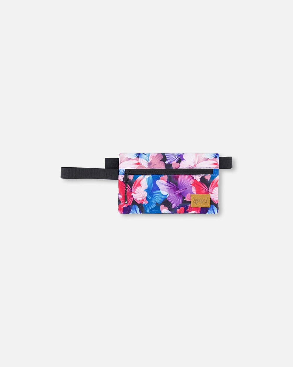 Double Pencil Case Black Butterfly Print — Deux par Deux