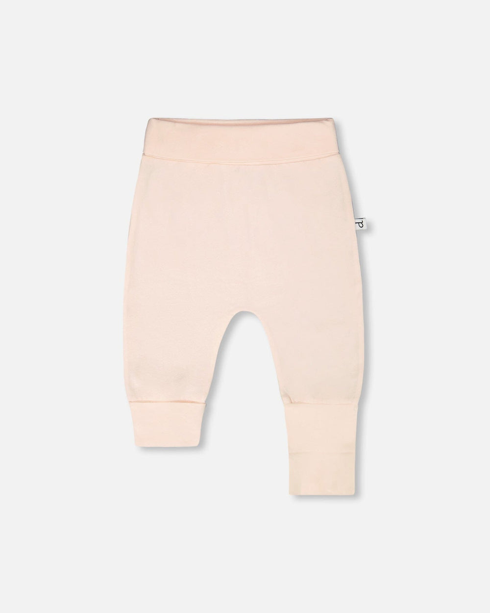 Organic Cotton Jersey Evolutive Pants Peach