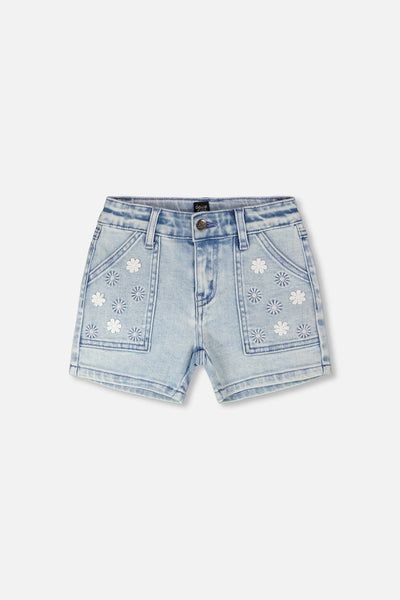 Light Blue Denim Shorts