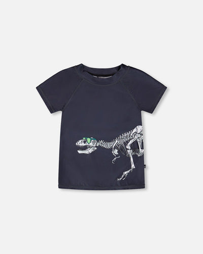 T-shirt anti-UV à manches courtes noir