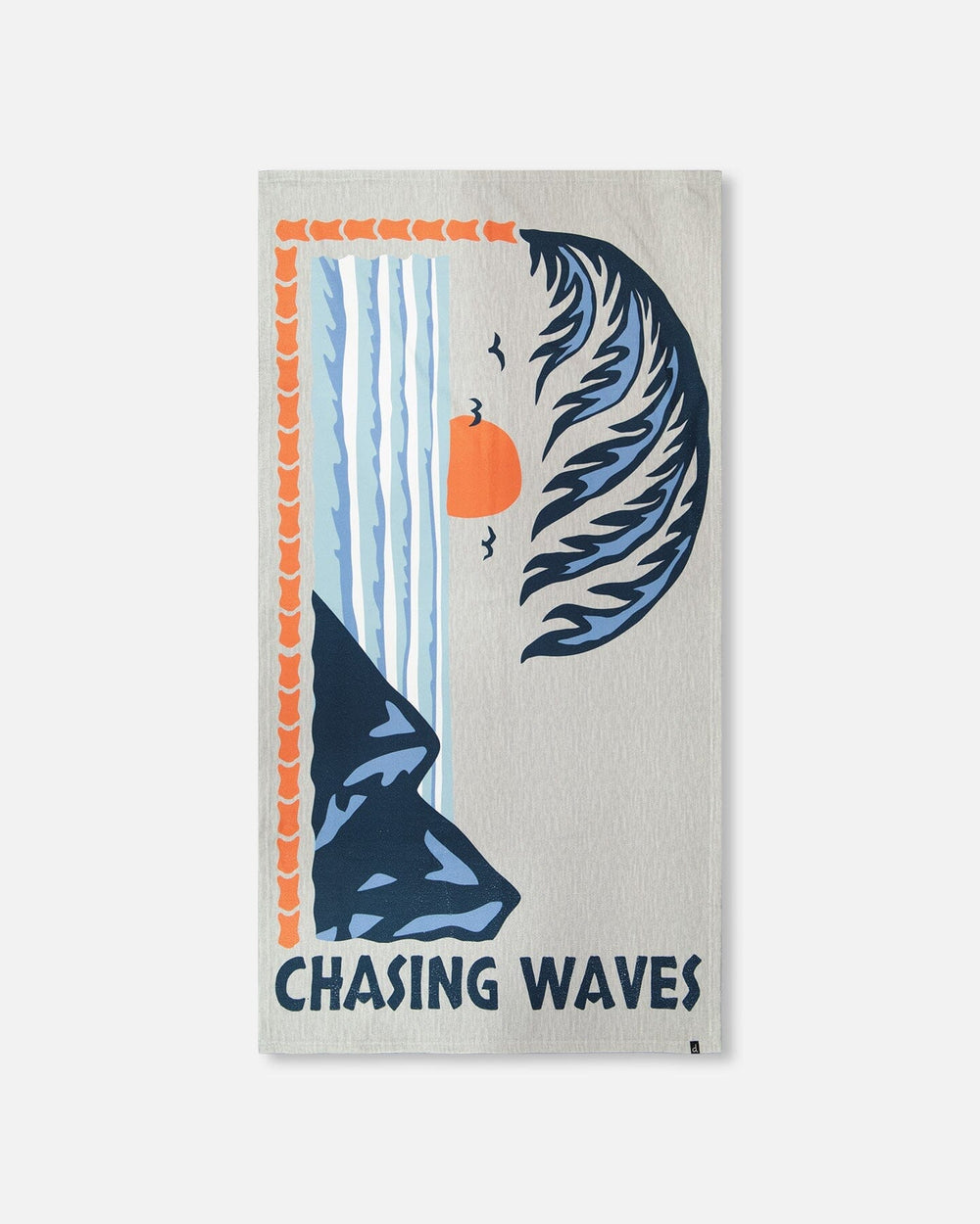 Serviette de plage grise